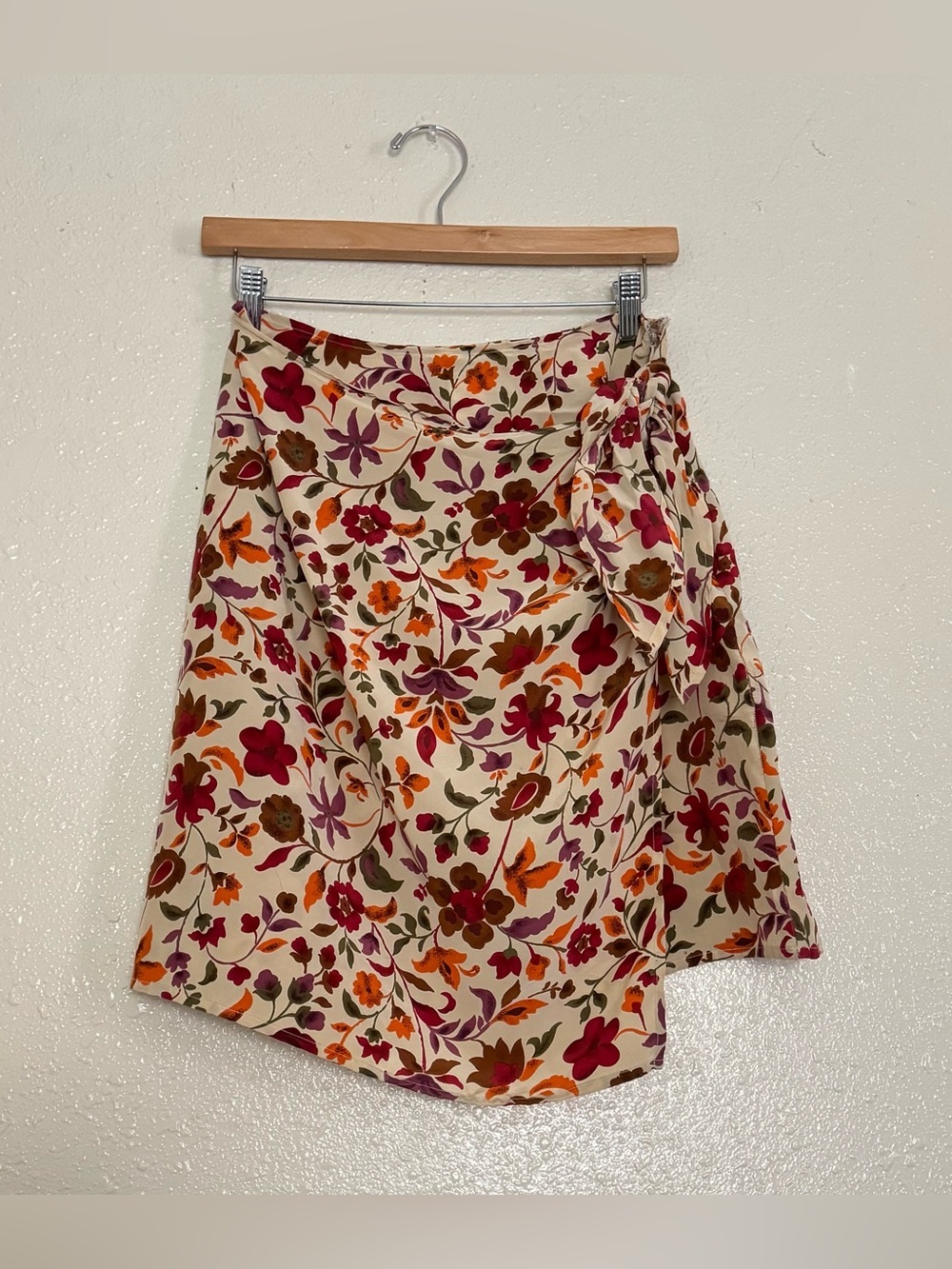 Coldwater Creek Vintage 90’s Silk Floral Wrap Skirt